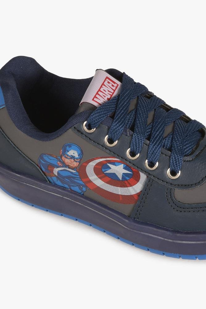 Tênis Infantil Danguinho Capitão America Azul/Cinza 2
