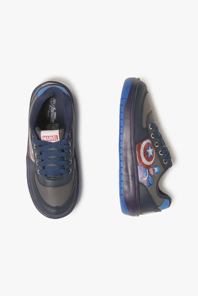 Tênis Infantil Danguinho Capitão America Azul/Cinza 3