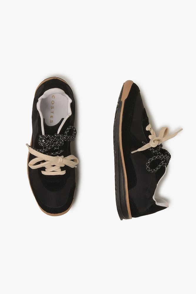 Tênis Feminino Casual Costes Adelaide Preto 3
