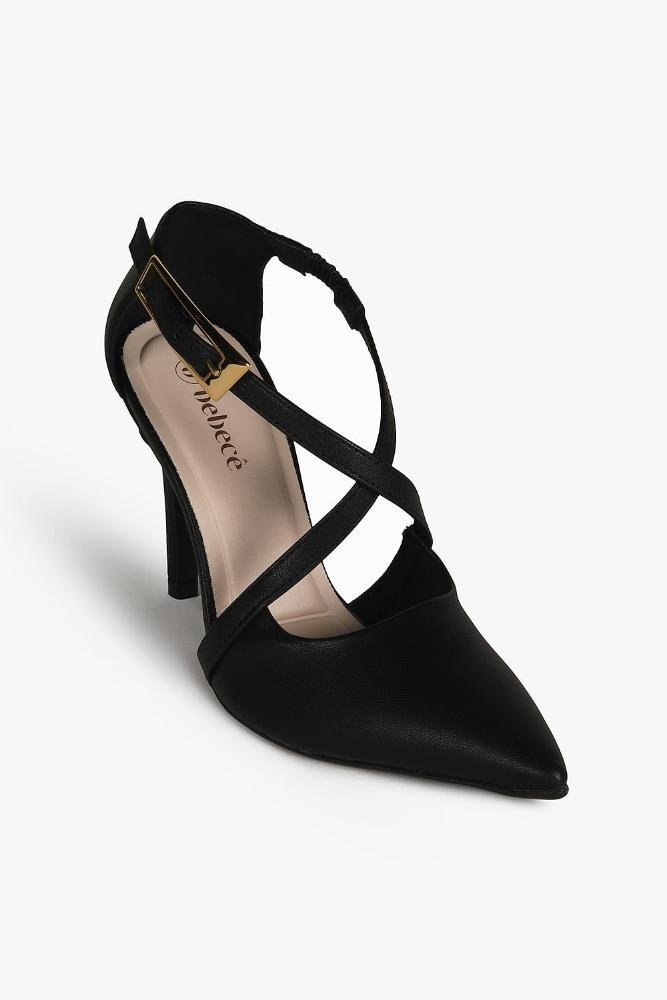 Scarpin Feminino Salto Alto Bebecê Aurora Preto 4