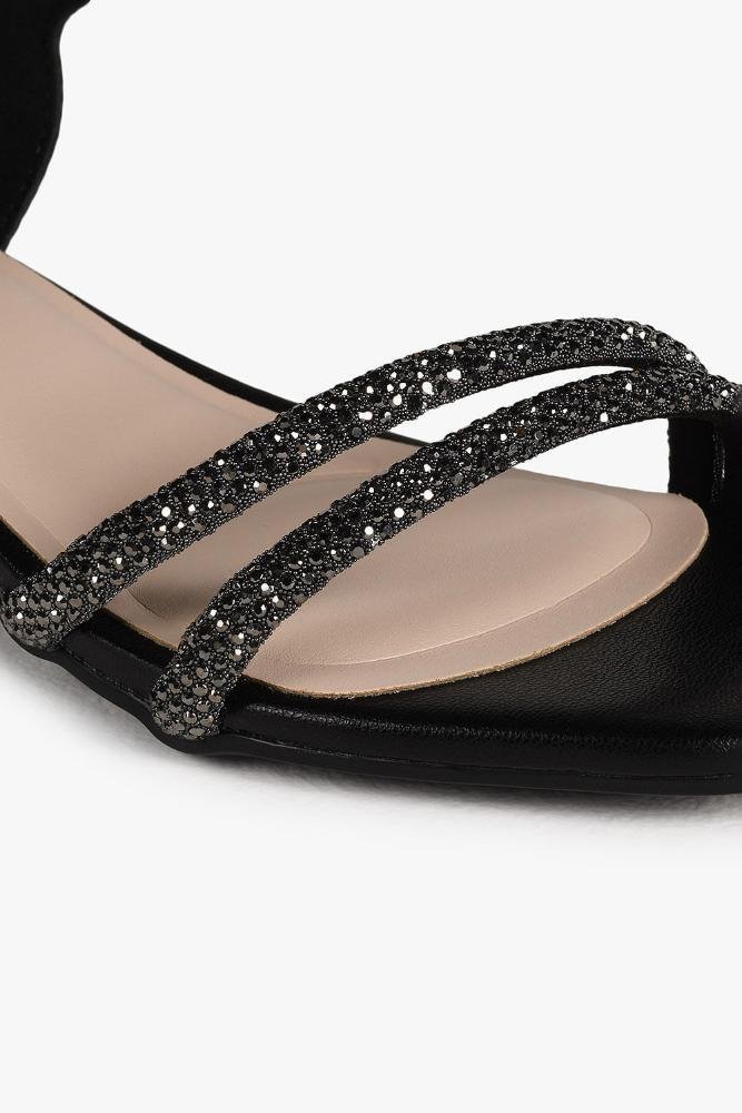 Sandália Infantil Salto Baixo Molekinha Nina Preto 2