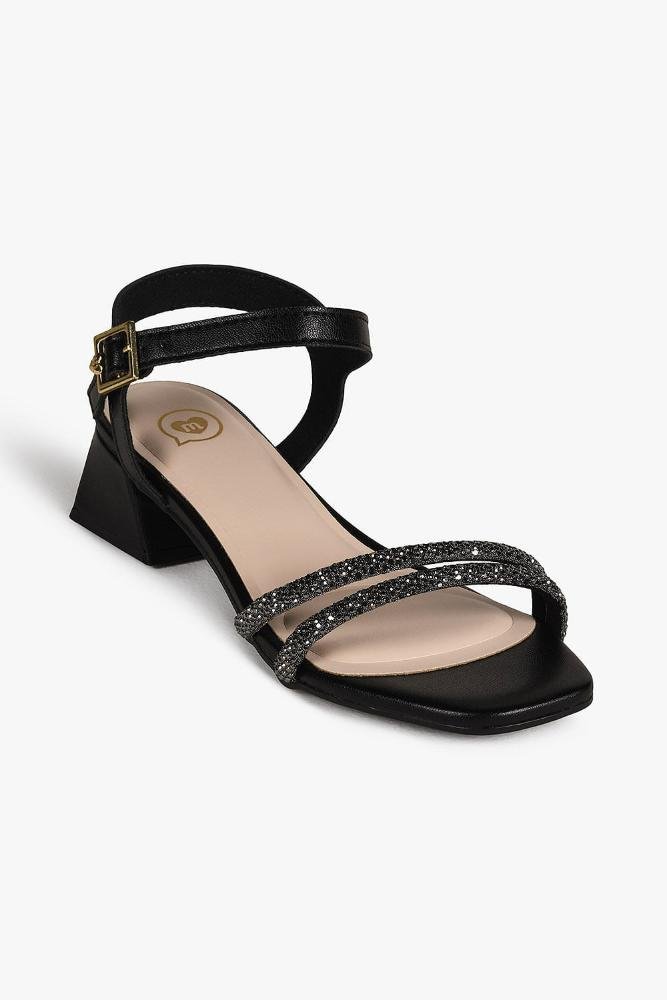 Sandália Infantil Salto Baixo Molekinha Nina Preto 4