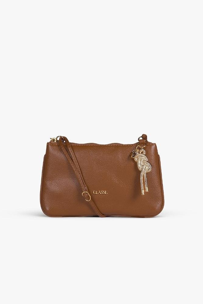 Bolsa Pequena Transversal Feminina Classe Canvas