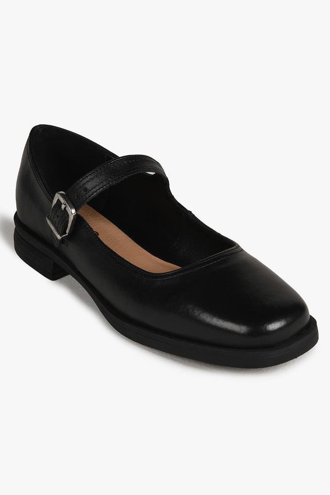 Sapato Feminino De Boneca Bottero Raven Preto 4