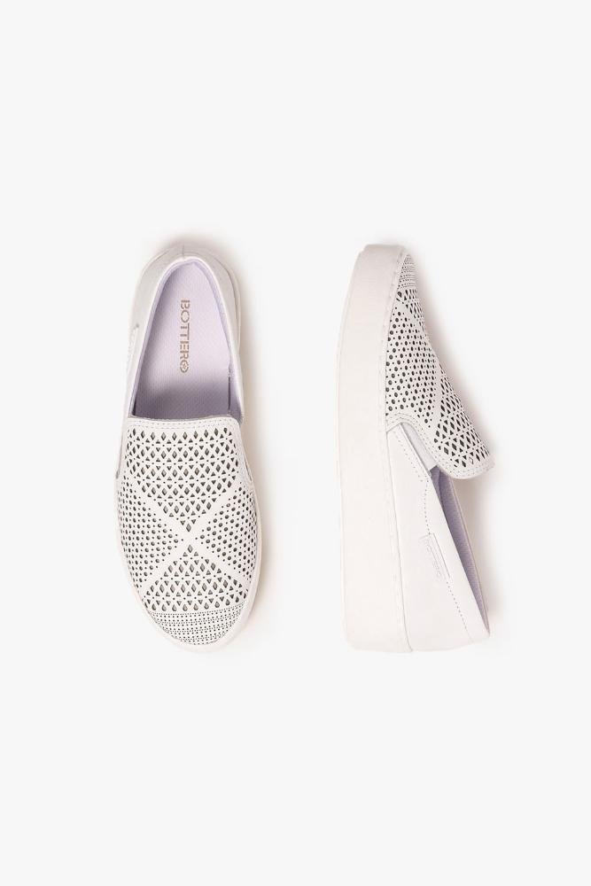 Tênis Feminino Slip On Bottero Gisely Branco 3
