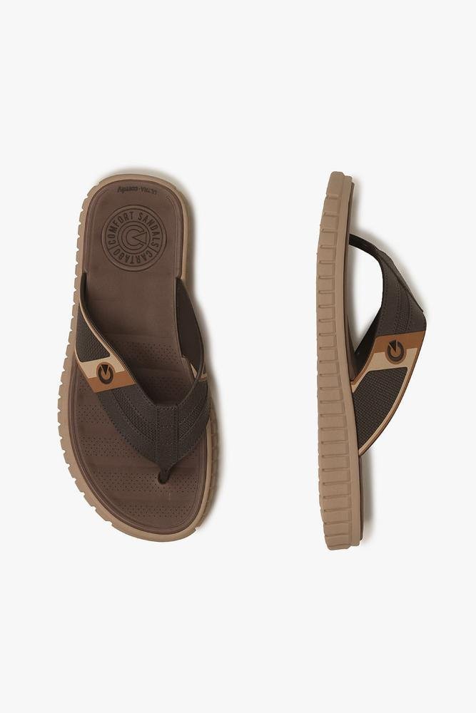 Chinelo Denver Sport Masculino Café 3