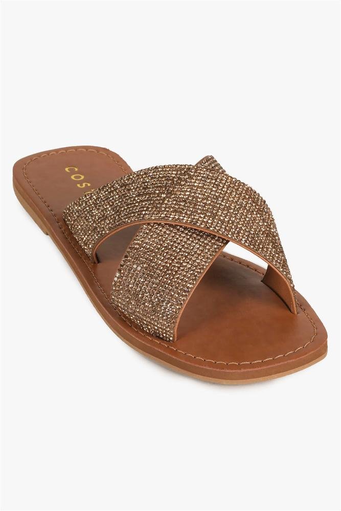 Rasteira Feminina Costes Coralina Caramelo 4