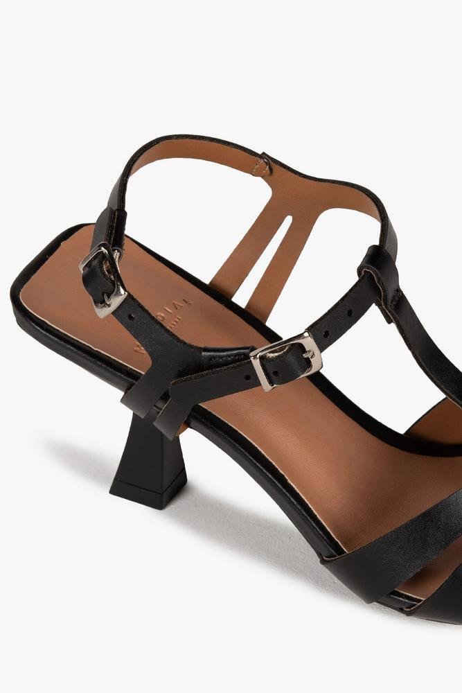 Scarpin Feminino Slingback Mundial Amelya Preto 2