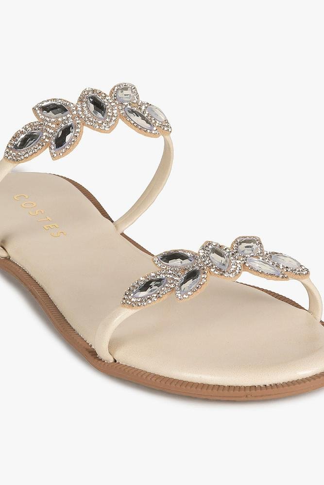 Rasteira Feminina Costes Shelley Off White 2