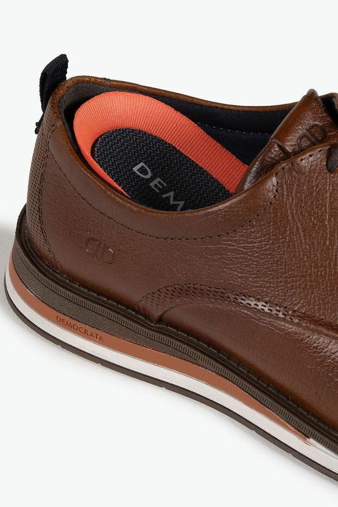 Sapato Casual Masculino Democrata Metropolitan Type Marrom 2