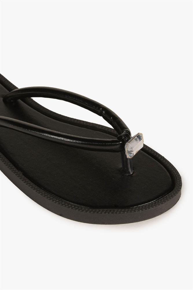 Rasteira Feminina Costes Karol Preto 2