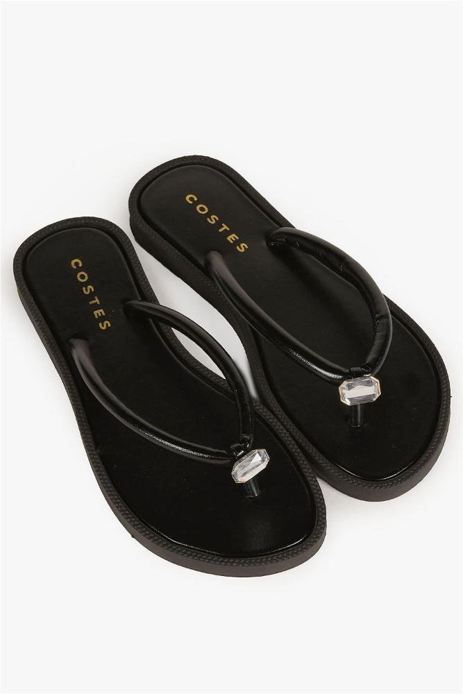 Rasteira Feminina Costes Karol Preto 4