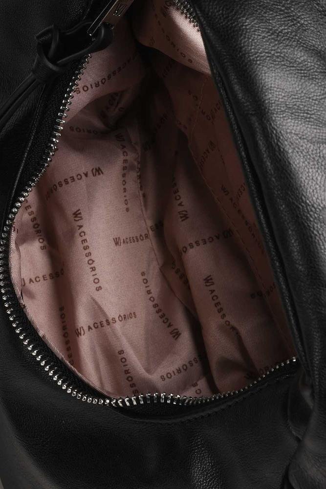 Bolsa Média Puffer Feminina Wj Bella Preto 2