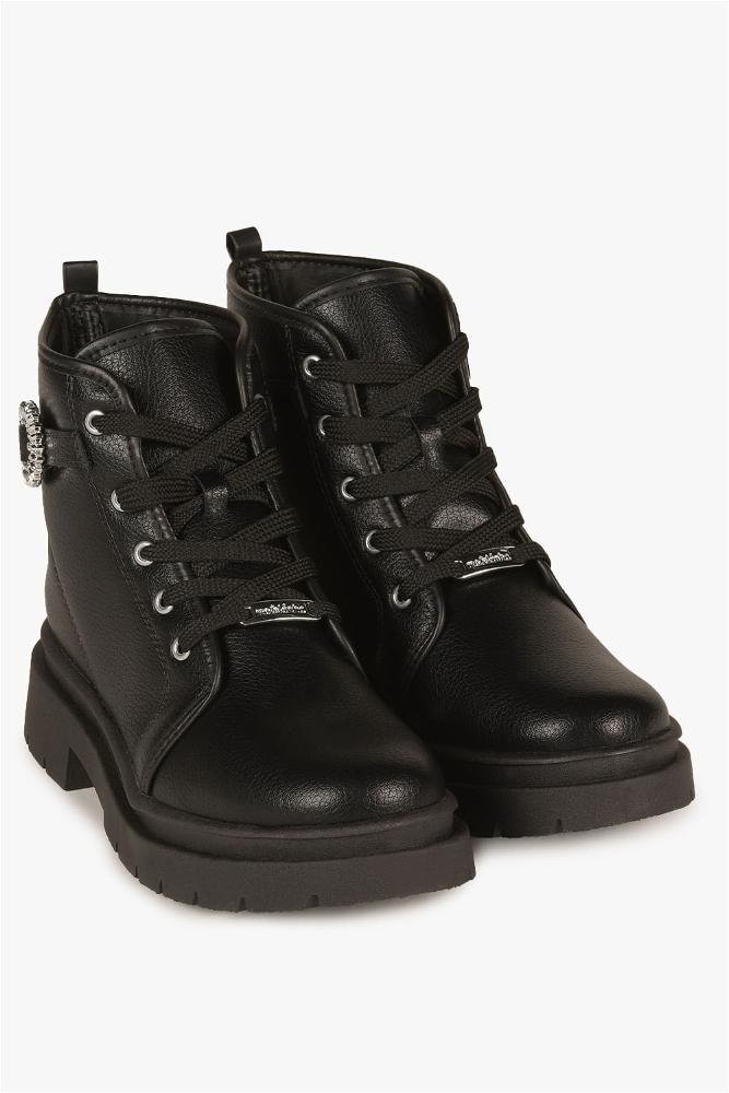 Bota Infantil Cano Curto Molekinha Auri Preto 4