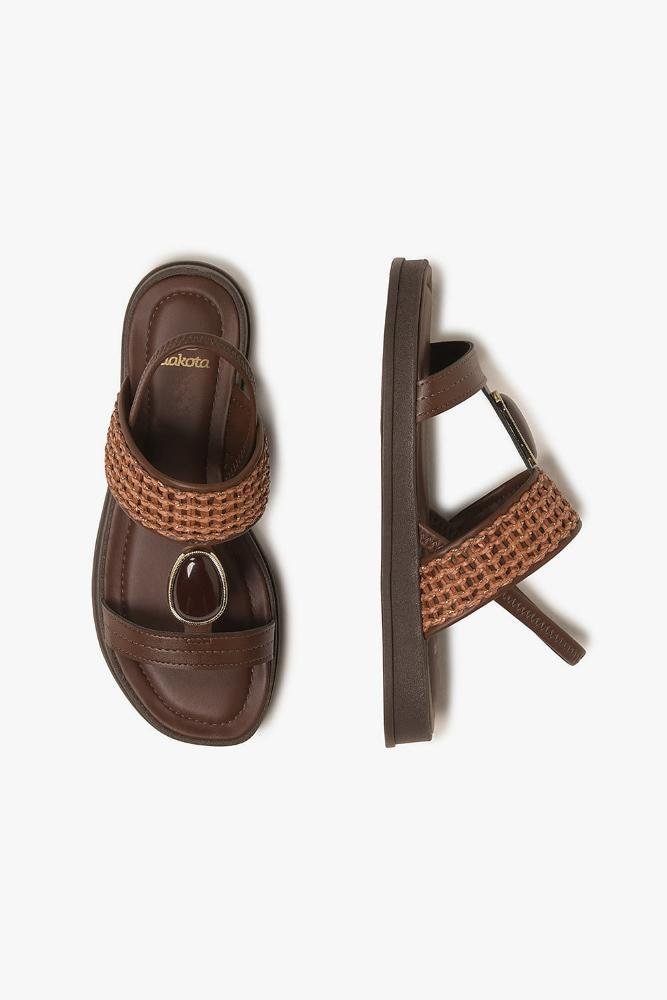 Sandália Feminina Flatform Dakota Mabel Café 3