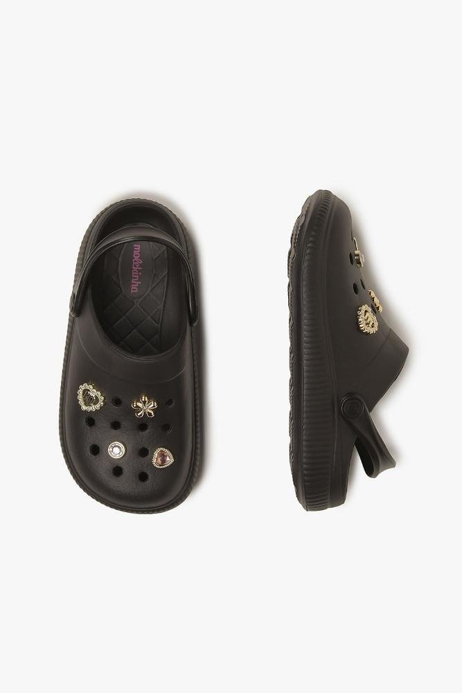 Clog Infantil Molekinha Clarie Preto 3