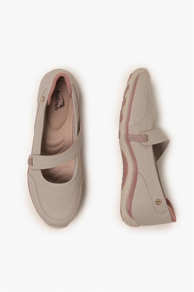 Conforto Feminino Kolosh Frida Bege 3
