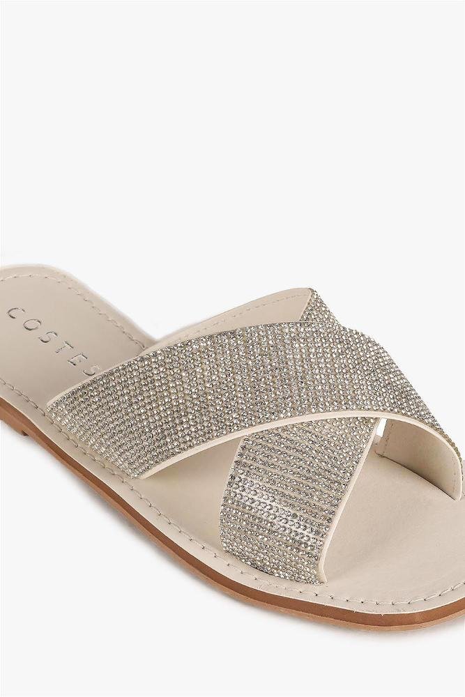 Rasteira Feminina Costes Coralina Off White 2