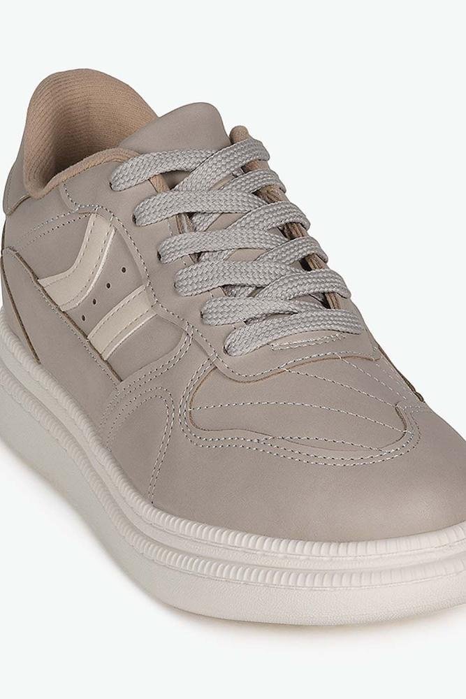 Tênis Feminino Plataforma Moleca Nilma Cinza 3