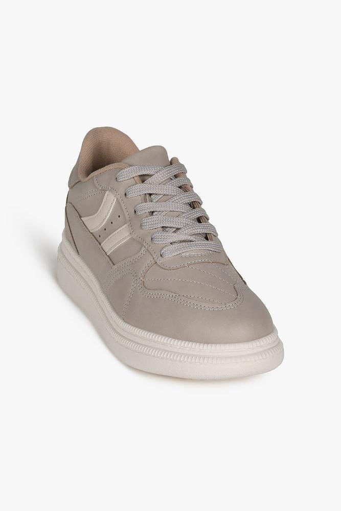Tênis Feminino Plataforma Moleca Nilma Cinza 8