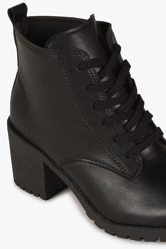 Bota Feminina Cano Médio Costes Lucilla Preto 2