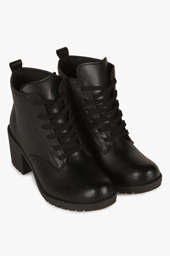 Bota Feminina Cano Médio Costes Lucilla Preto 4