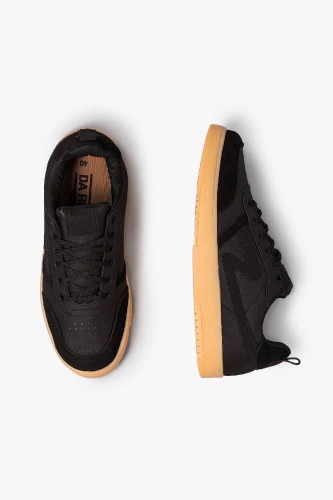 Tênis Da Rua Casual Mônaco Masculino Preto 3