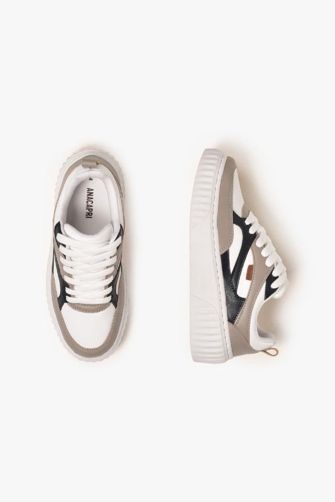Tênis Feminino Plataforma Anacapri Luna Branco 3