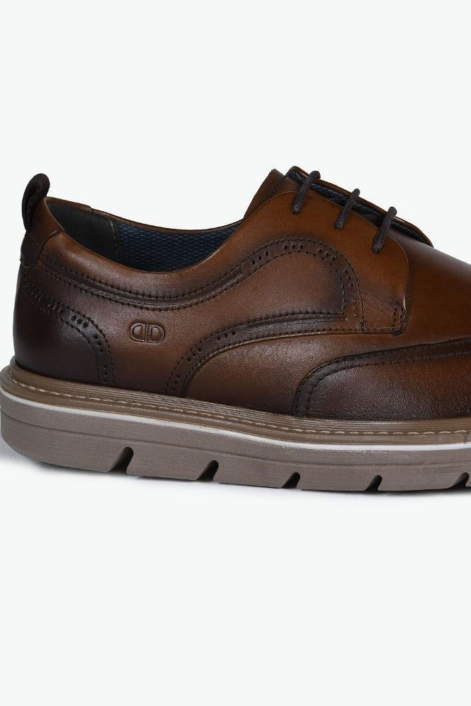 Sapato Casual Masculino Democrata Jeff Oz Marrom 2