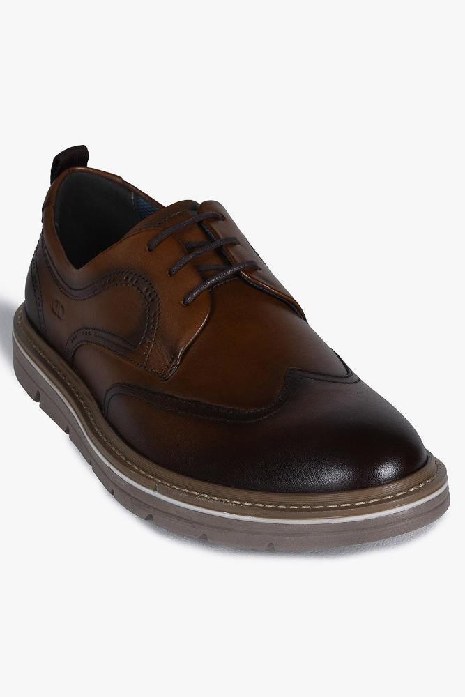 Sapato Casual Masculino Democrata Jeff Oz Marrom 4
