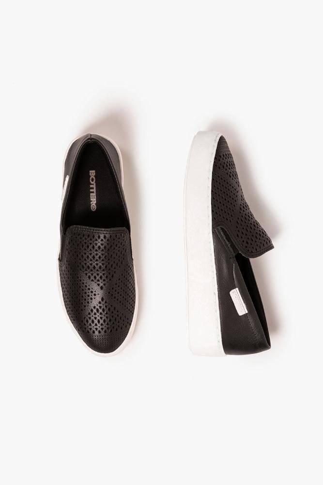 Tênis Feminino Slip On Bottero Gisely Preto 4