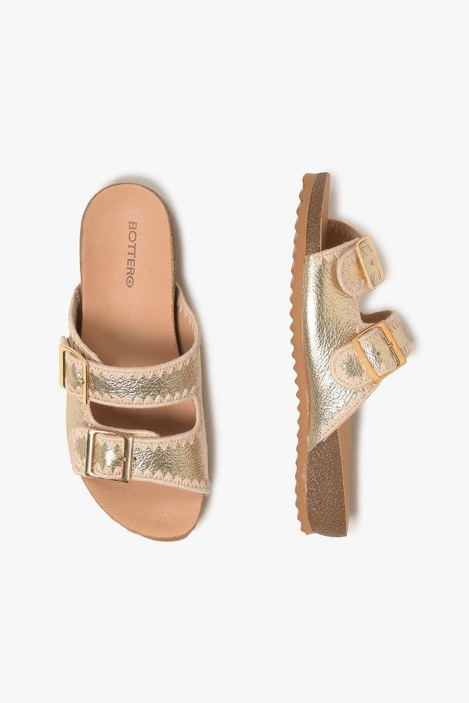 Papete Feminino Bottero Luane Dourado 3