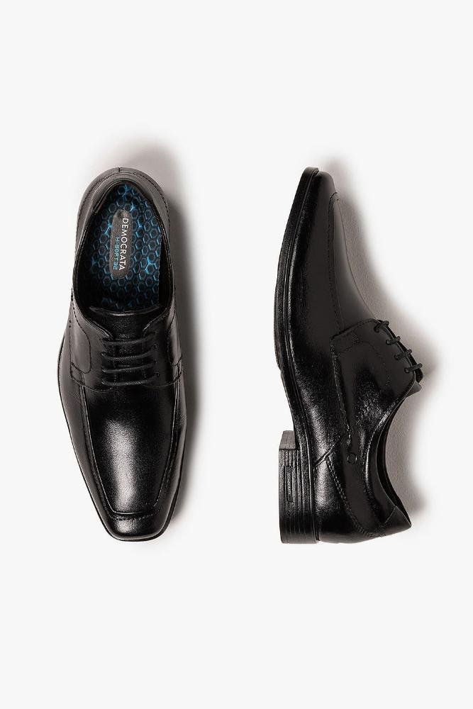 Sapato Social Masculino Democrata Pointer Hi-Soft Preto 3