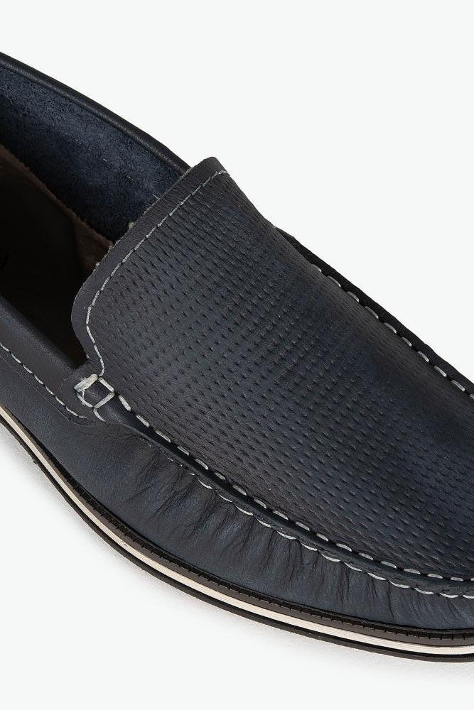 Mocassim Masculino Democrata Easy Ted Azul Marinho 2