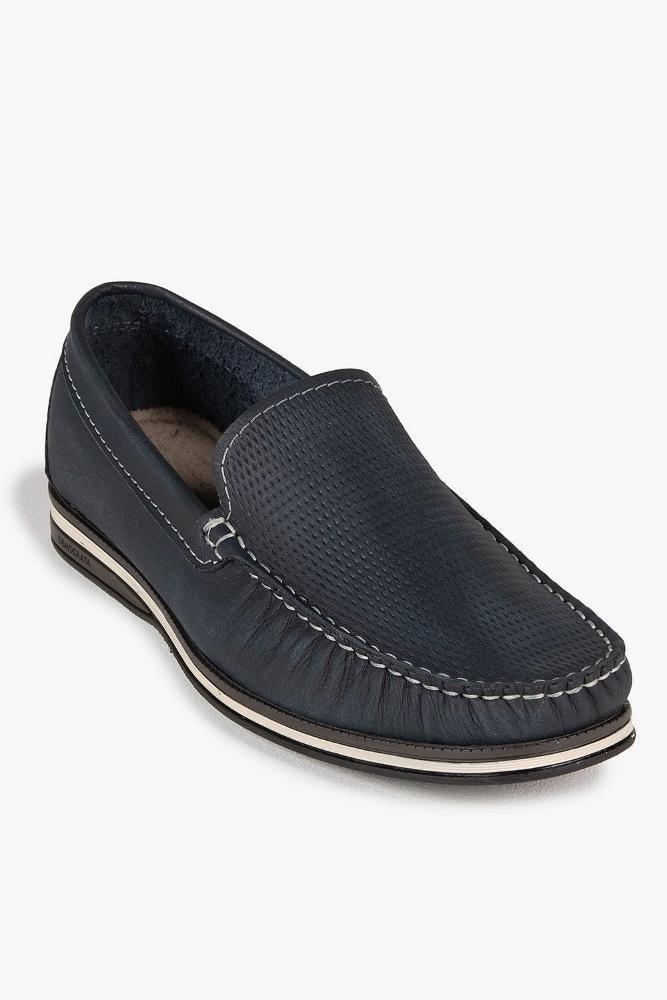 Mocassim Masculino Democrata Easy Ted Azul Marinho 4