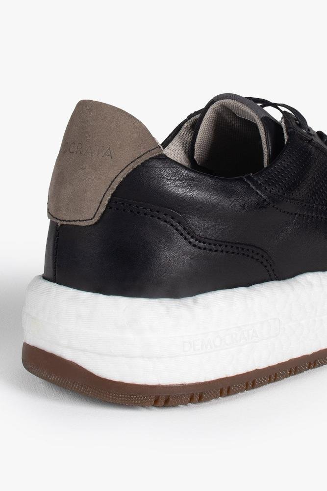 Sapatênis Masculino Democrata Denim Drake Pulse Preto 2
