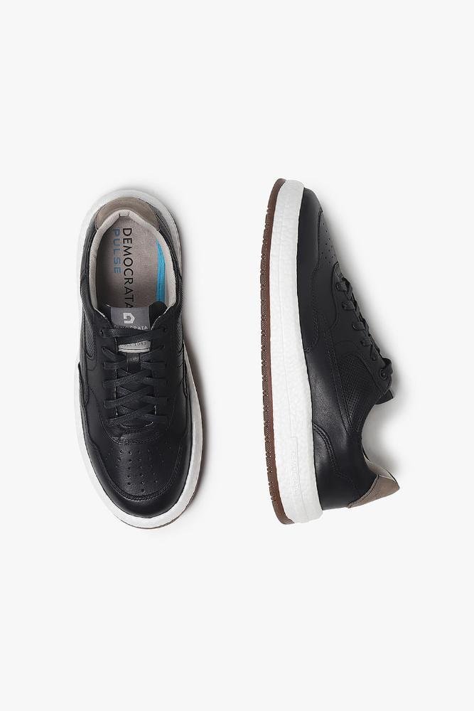 Sapatênis Masculino Democrata Denim Drake Pulse Preto 3