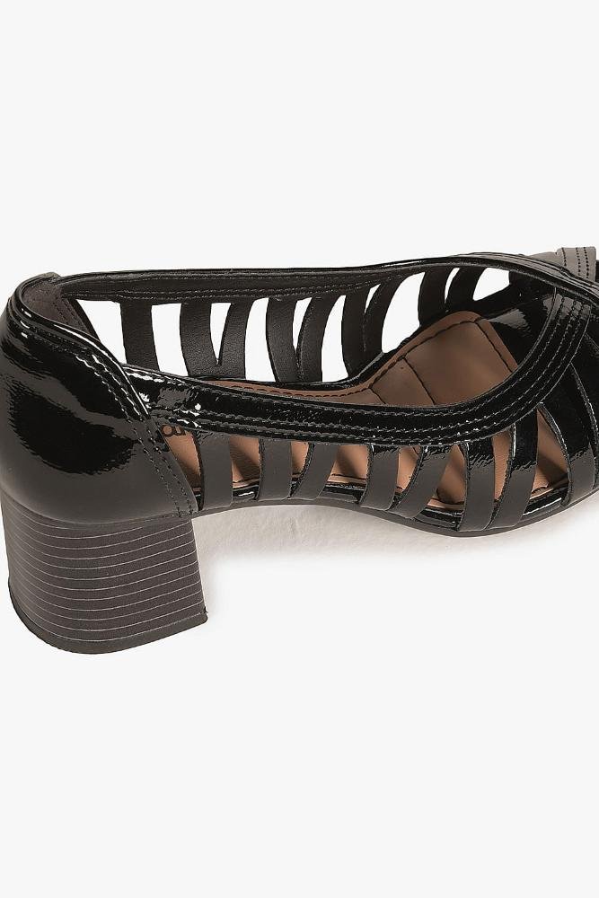 Sapato Feminino Peep Toe Dakota Clemence Preto 3