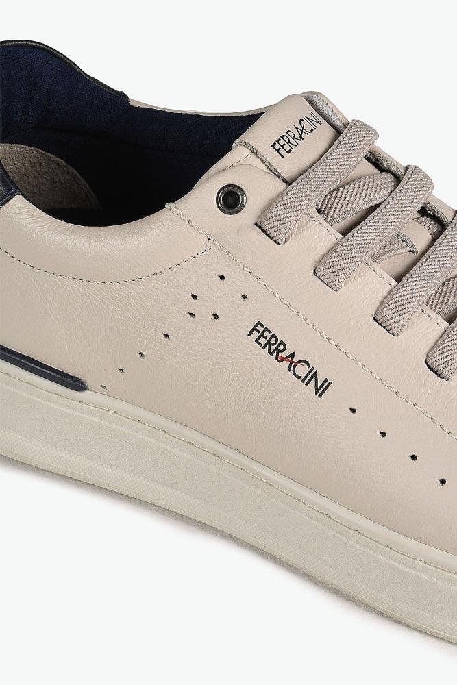Sapatênis Masculino Ferracini Gold Off White 2