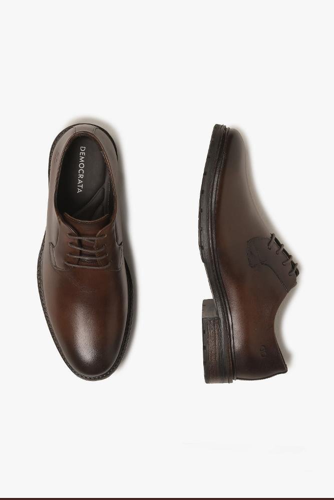 Sapato Casual Masculino Democrata Astro Café 3
