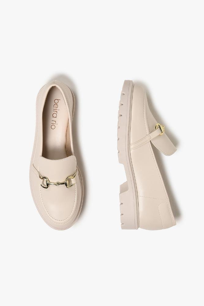Mocassim Feminino Beira Rio Daise Off White 3