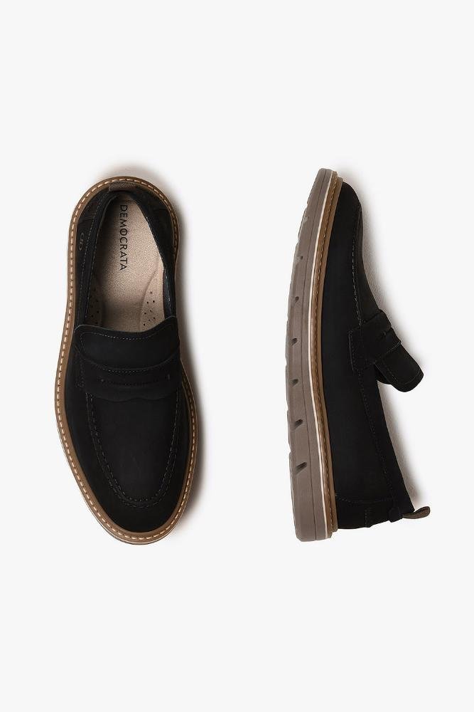 Mocassim Masculino democrata Jeff Azul 3