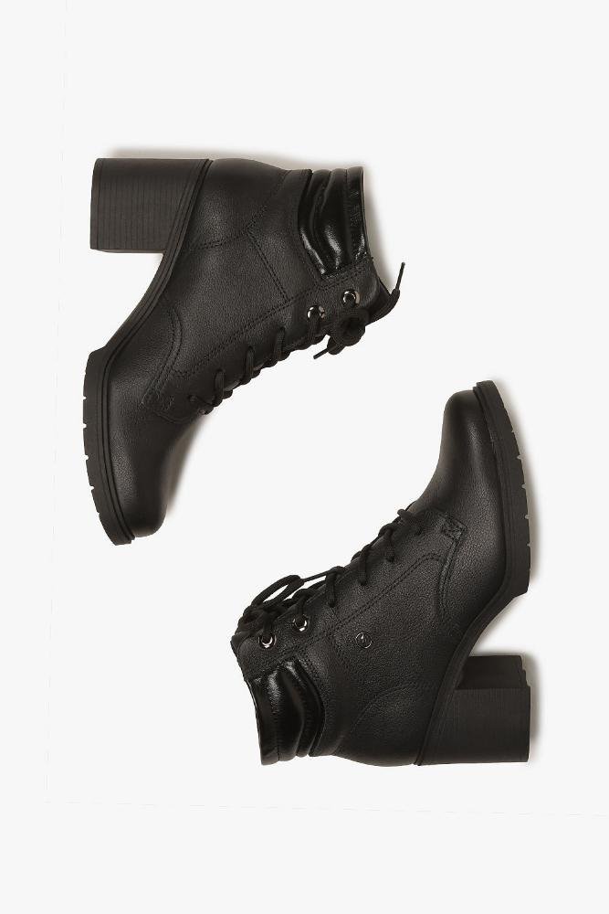 Bota Feminina Cano Médio Dakota Alitta Preto 3