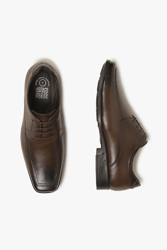 Sapato Social Masculino Jota Pe Air Moritz Marrom 3