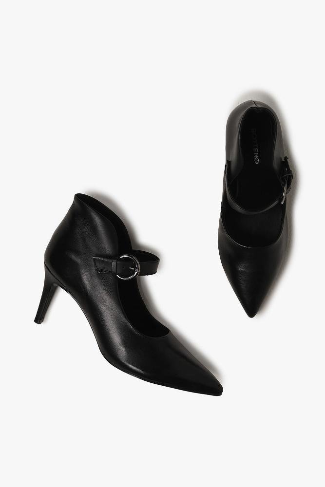 Scarpin Feminino Salto Médio Bottero Zephyra Preto 3