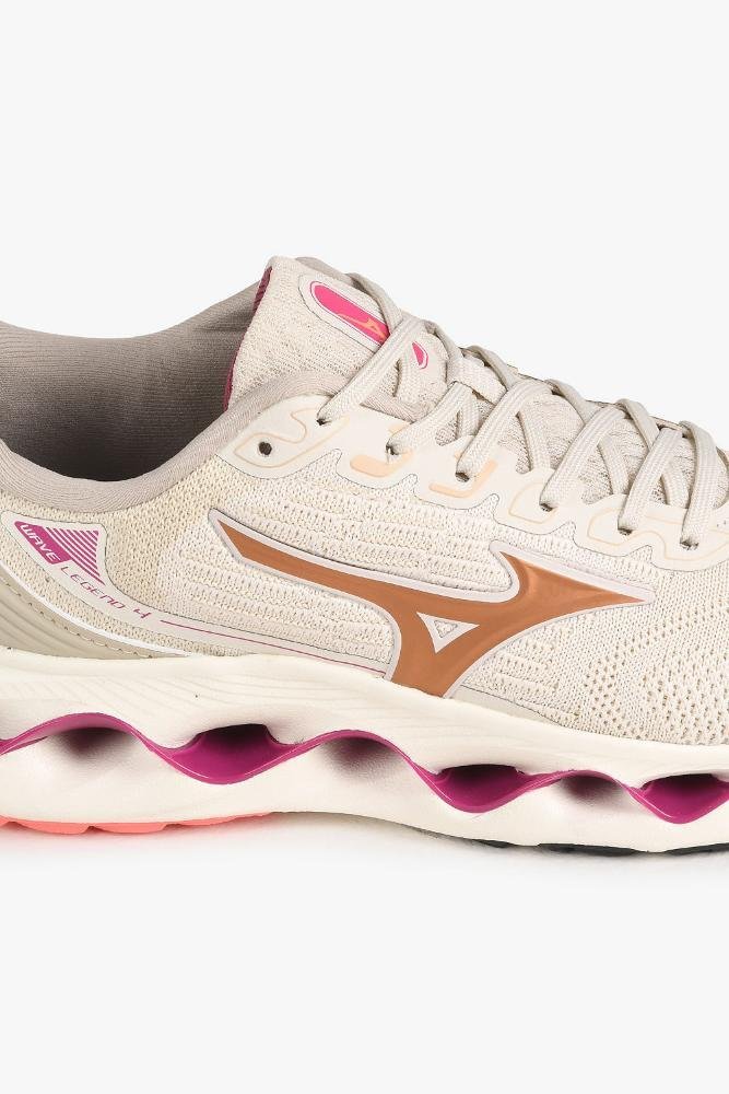 Tênis Mizuno Wave Legend 4 Bege 2
