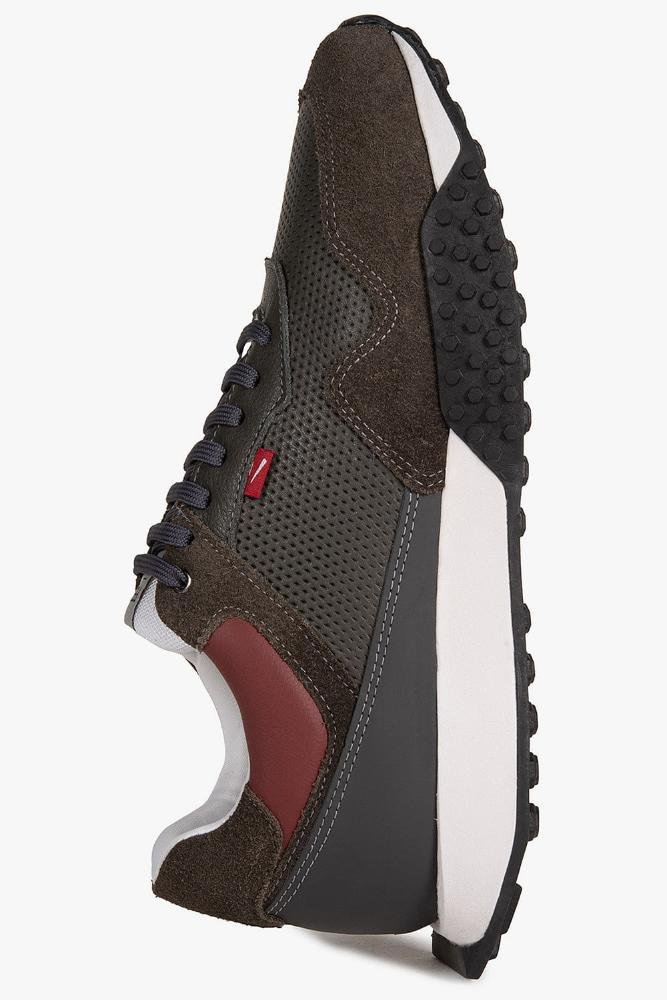 Tênis Masculino Sneaker Ferracini Racer Marrom 2