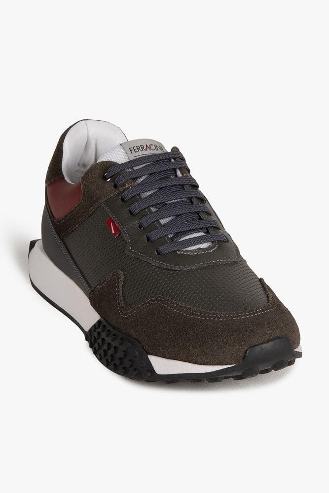 Tênis Masculino Sneaker Ferracini Racer Marrom 4