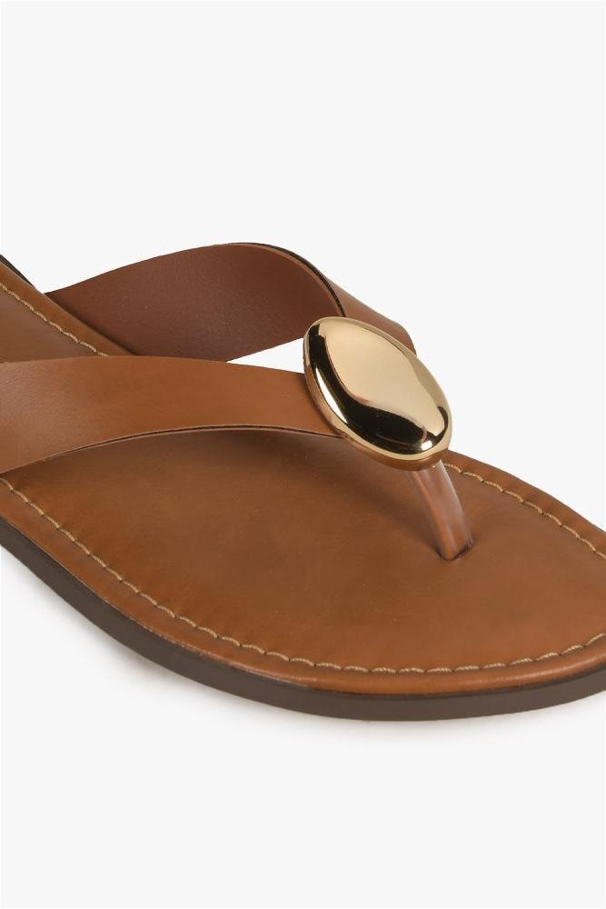 Rasteira Feminina Costes Josilene Caramelo 2