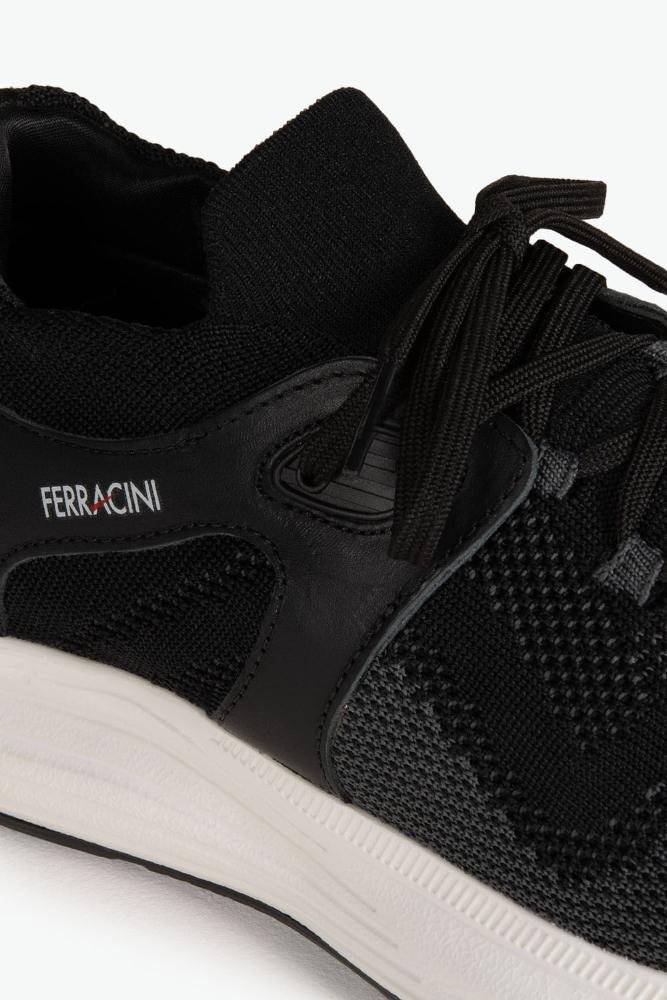 Tênis Masculino Sneaker Ferracini Moove Knit Preto 2